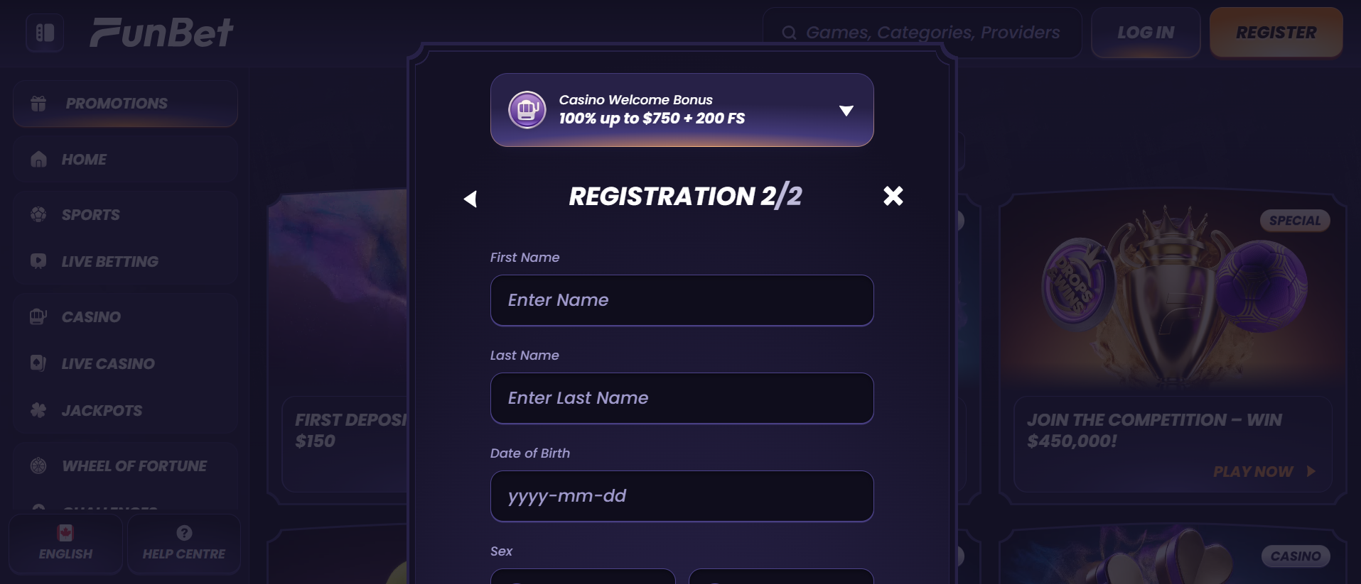 FunBet online fogadás